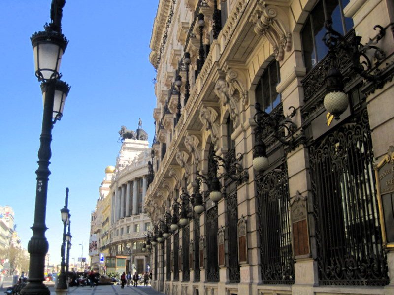 A street in Madrid.