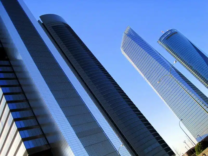 Skyscrapers in Madrid.
