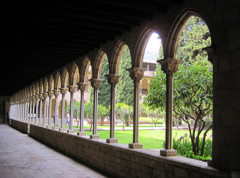 The Monastery and Museum of Pedralbes in Barcelona, Spain.
