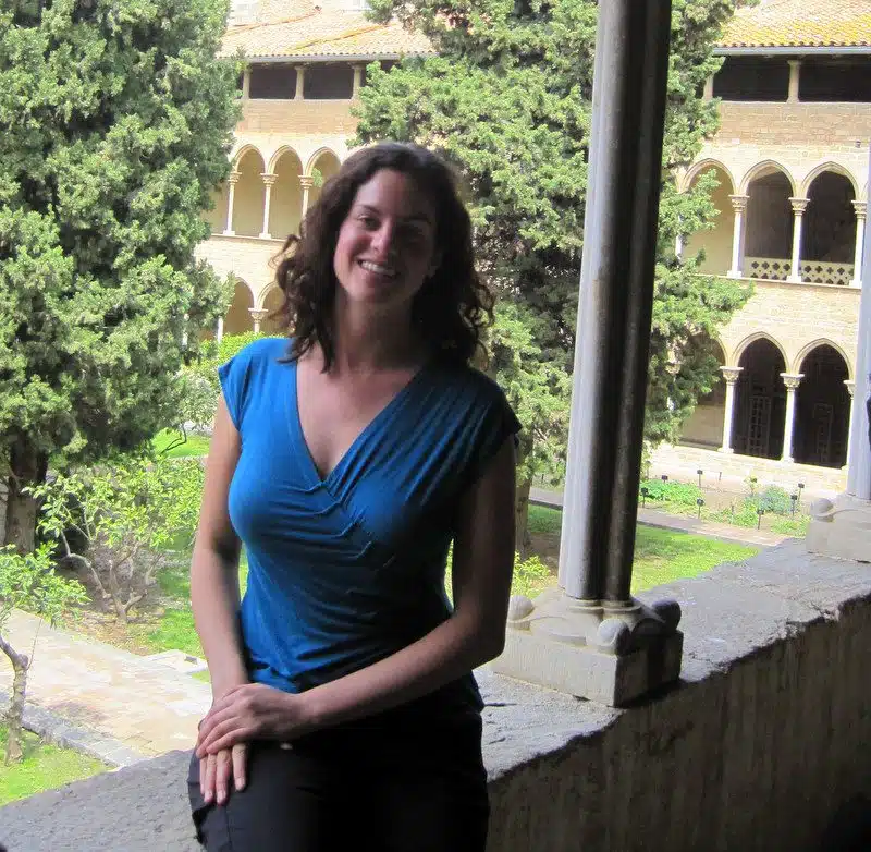 Me at the monastery in Barcelona.