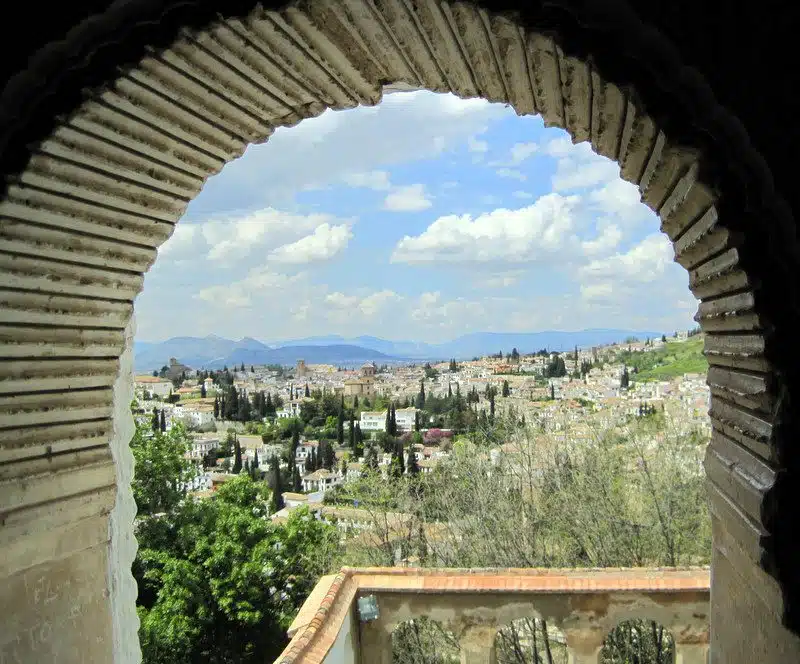 A view of Granada from L'Alhambra.