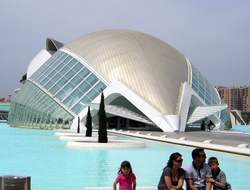 City of Arts and Sciences in Valencia, Spain.