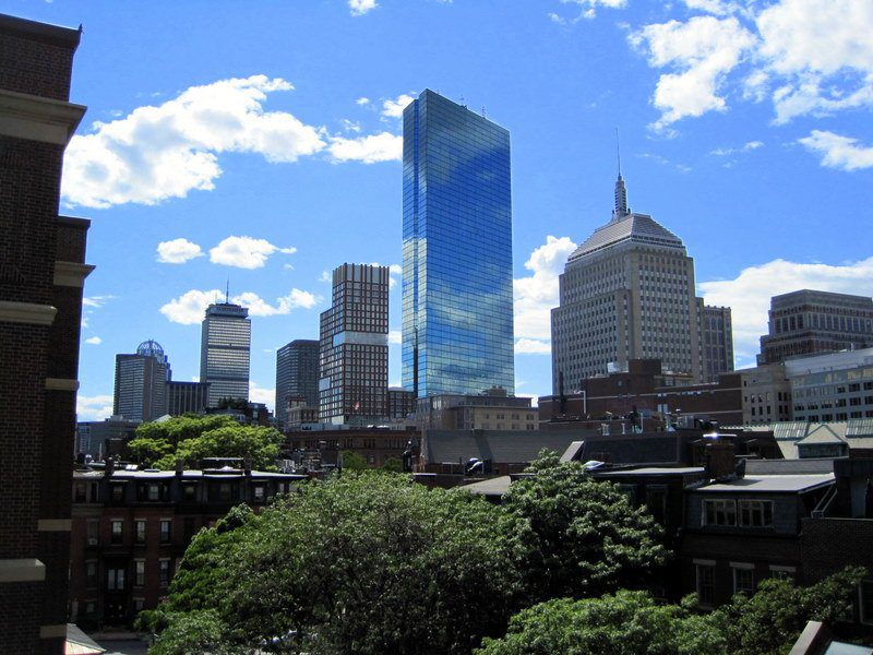 The Hancock Building in Boston