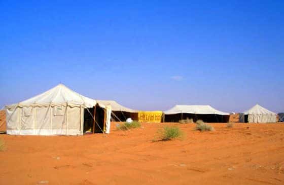 Saudi Arabia tent