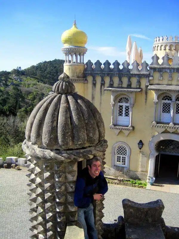 My brother goofing around in Sintra, Portugal!