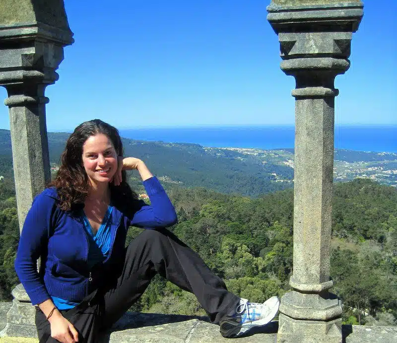 At a castle in Sintra, Portual, un-addicted to Mafia Wars!