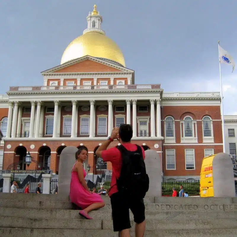 Boston State House gold dome