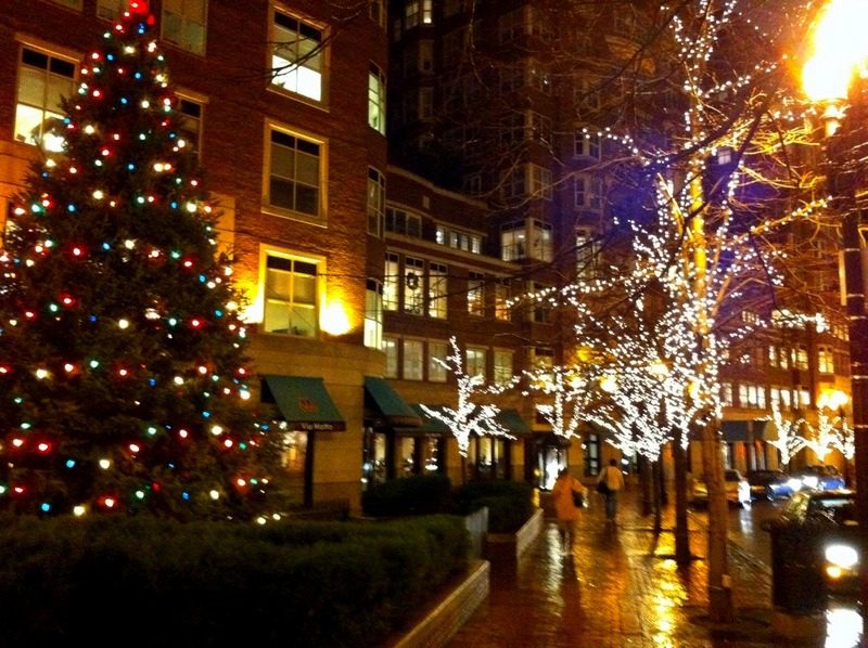 Boston holiday lights.