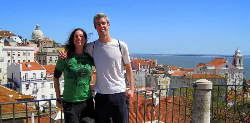 #4: Lisbon, Portugal. My bro and I were happy to be there!