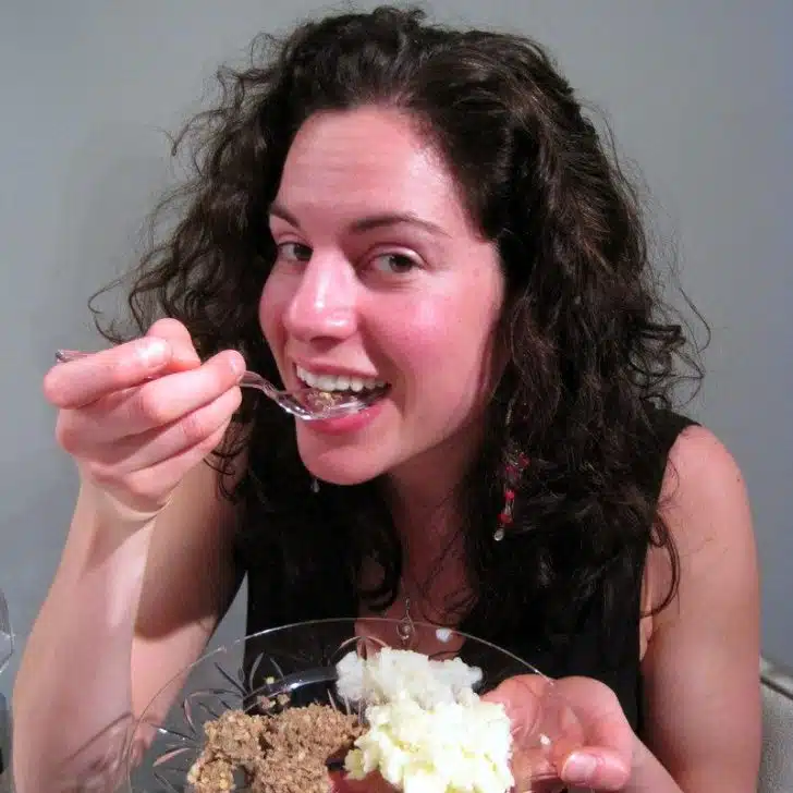 The first Haggis bite!!!
