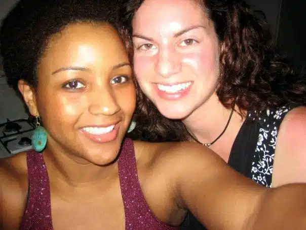 Marleny and I, all dressed up for New Year's 2008!