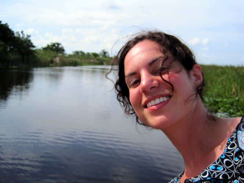 Me, loving the Everglades and not eaten by alligators.
