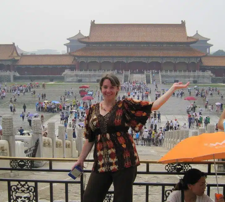 Gareth at the famed Forbidden City of Beijing, China.