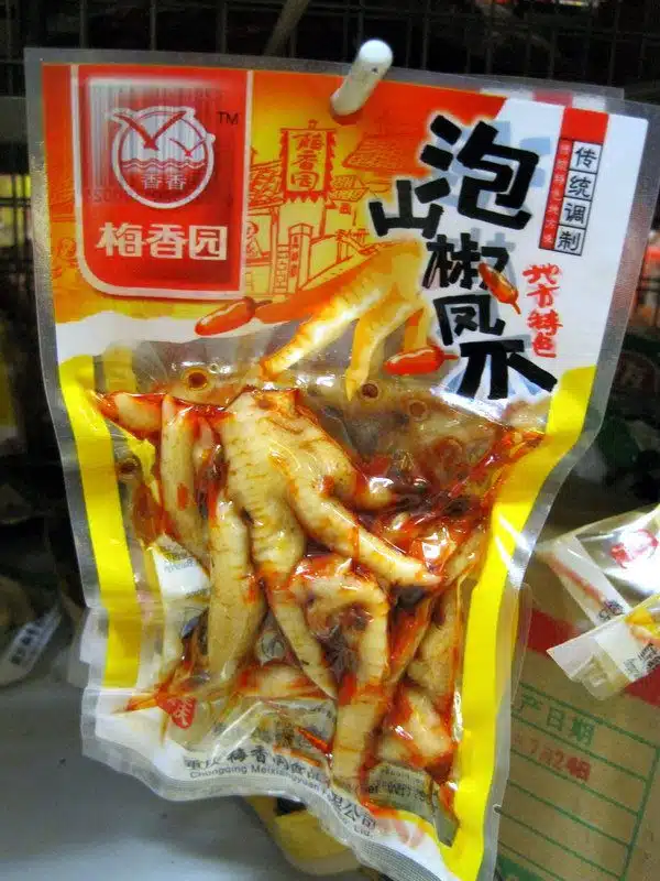 Duck feet or chicken feet in China
