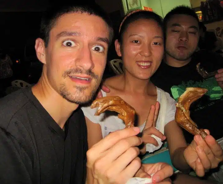 The meat training came in handy in this China moment!