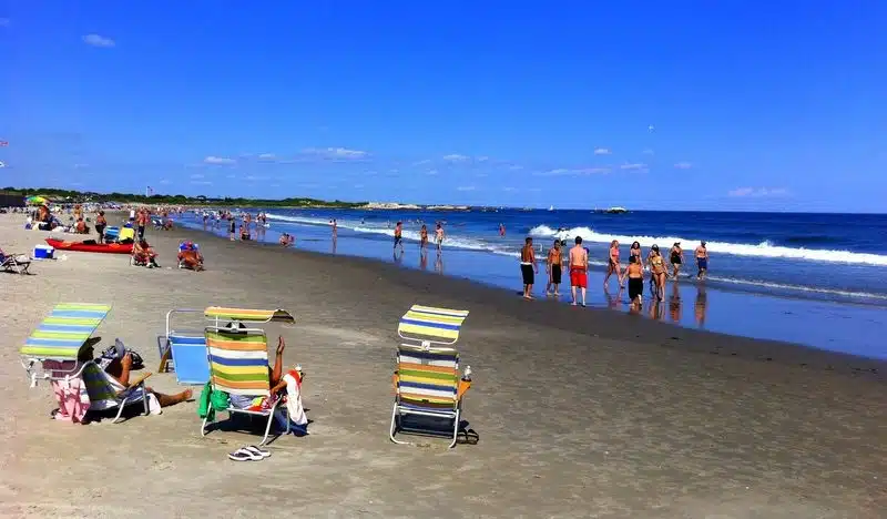 The day we swam at Narragansett Beach was the most perfect beach day imaginable.