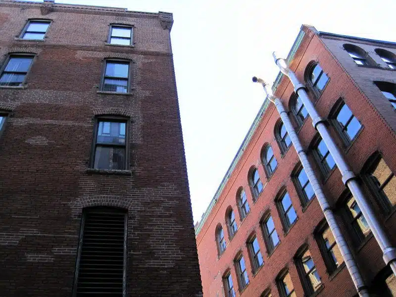The building from the climactic "The Departed" scene.