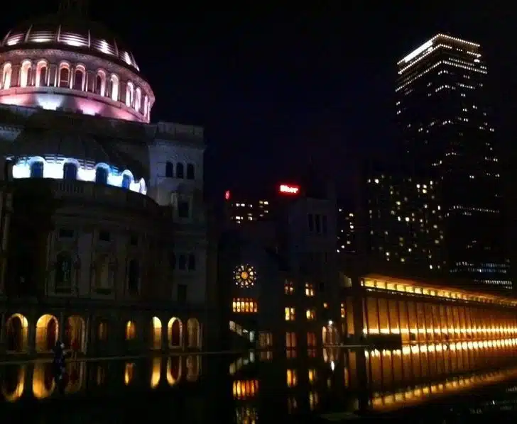 The gorgeous Christian Science Plaza of Boston.