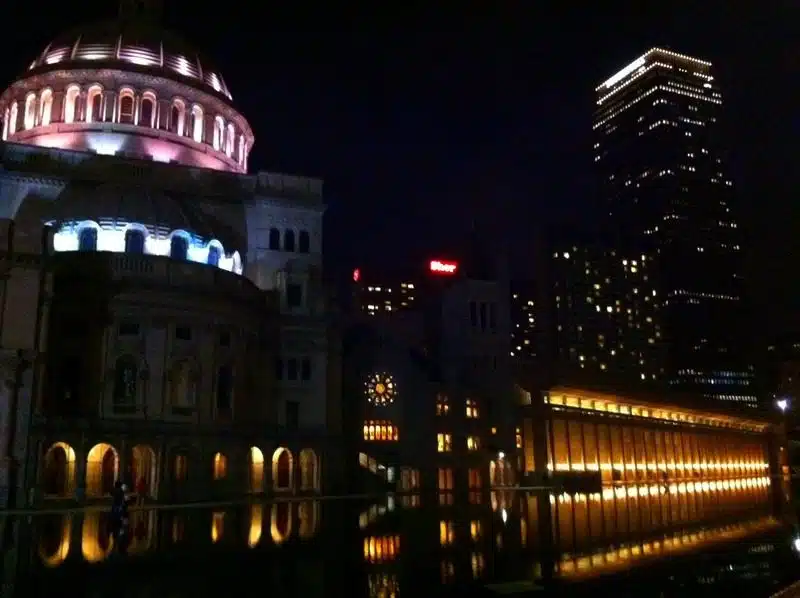 The gorgeous Christian Science Plaza of Boston.