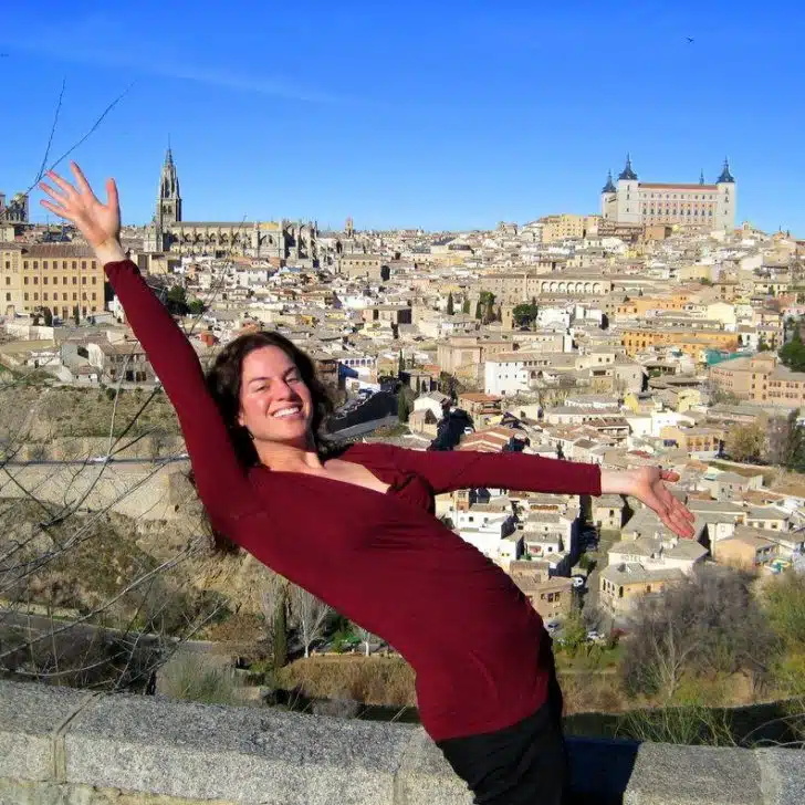 In Toledo, Spain, with a tour group of 40 teachers!