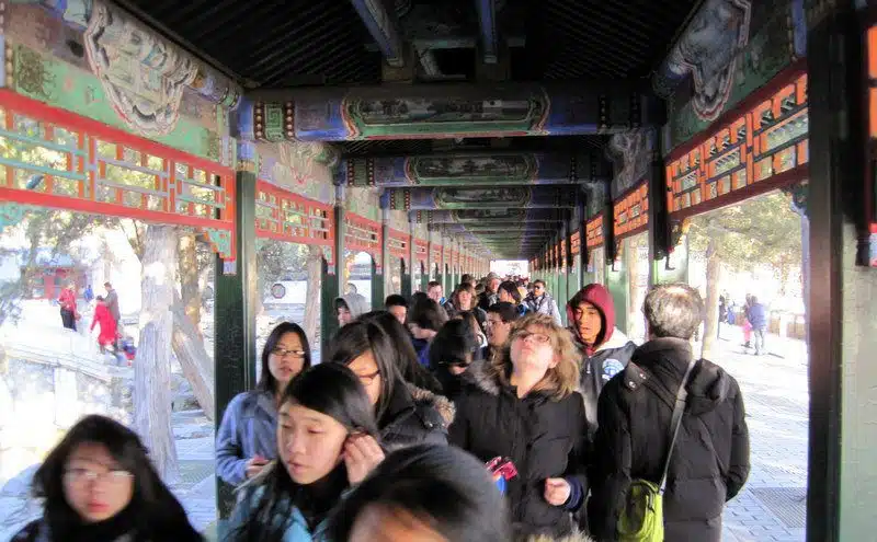 Elaina at the stunning Summer Palace in Beijing.