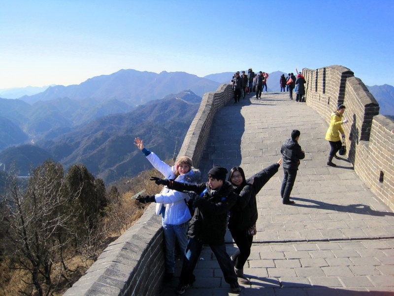 A beautiful photo of Candace on the Great Wall.