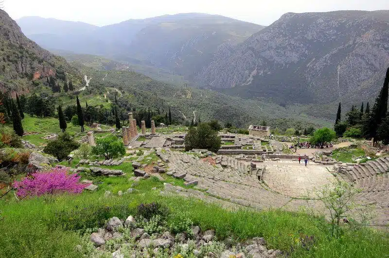 How beautiful is the site of the legendary Oracle of Delphi?!