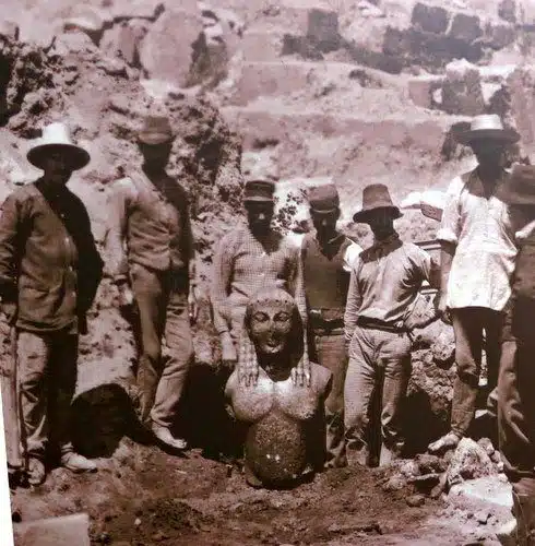 The team that found Delphi's ruins. Can you imagine?!