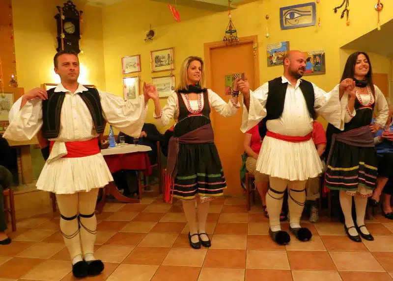 We love your style and flair, traditional Greek dancers!