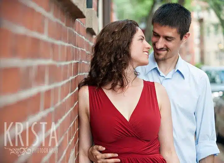 One of the lovely engagement photos by Krista Photography.