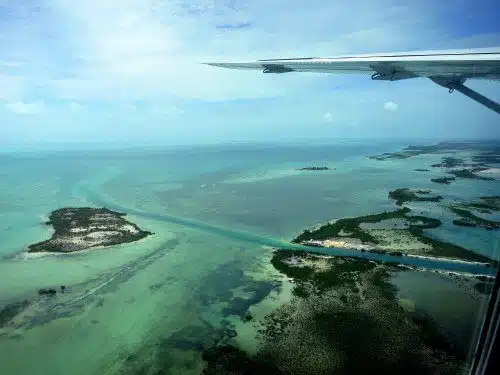 Flying into Ambergris Caye, Belize on a TINY plane!
