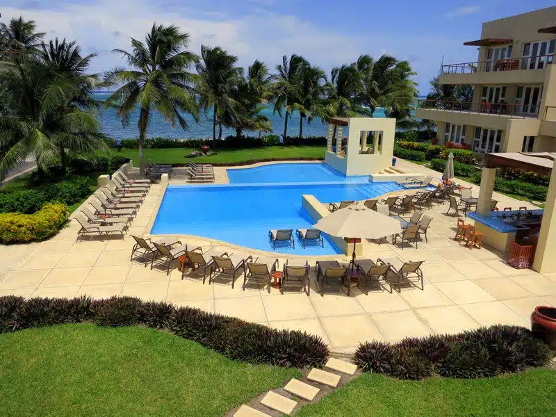 Our balcony view at the beautiful Phoenix Resort in Belize!