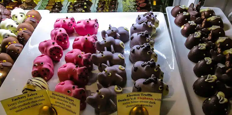 The cutest chocolates in the whole store! 