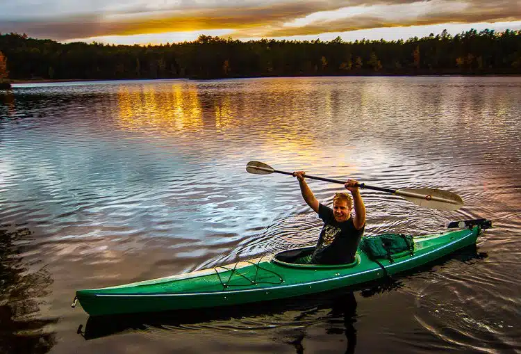 Triumphantly staying on water for 24 hours in autumnal New Hampshire!