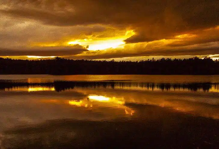 Giving funds to make Quality Time on a lake like this would be a great present!