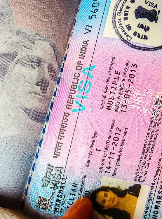 My India travel visa at last!