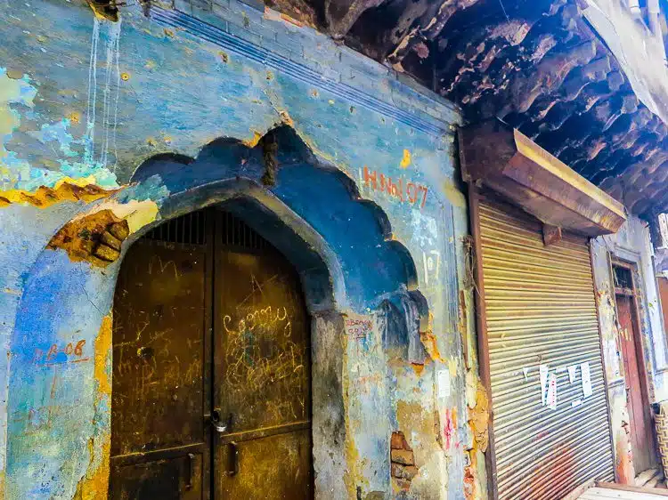 A lovely doorway in the Paharganj neighborhood of Central Delhi, India.
