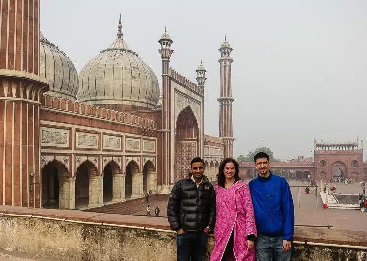We spent Christmas at Jama Masjid, the largest mosque in India!
