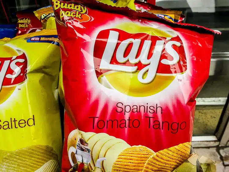 Interesting that the only other foreign flavor of Lay's was Spanish!