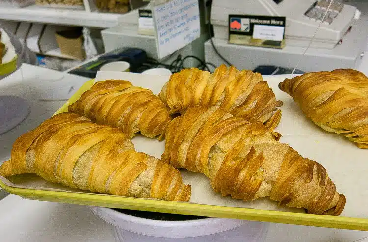 These flaky pastries were unbelievably good. 