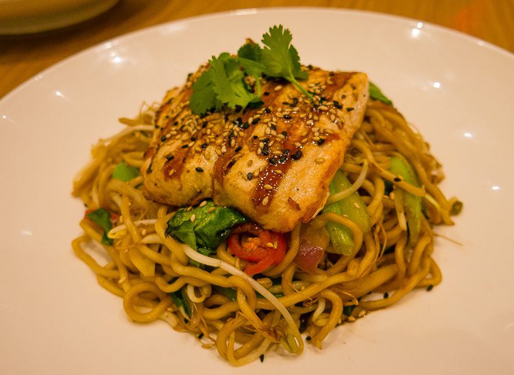 Noodles are a Wagamama specialty. 
