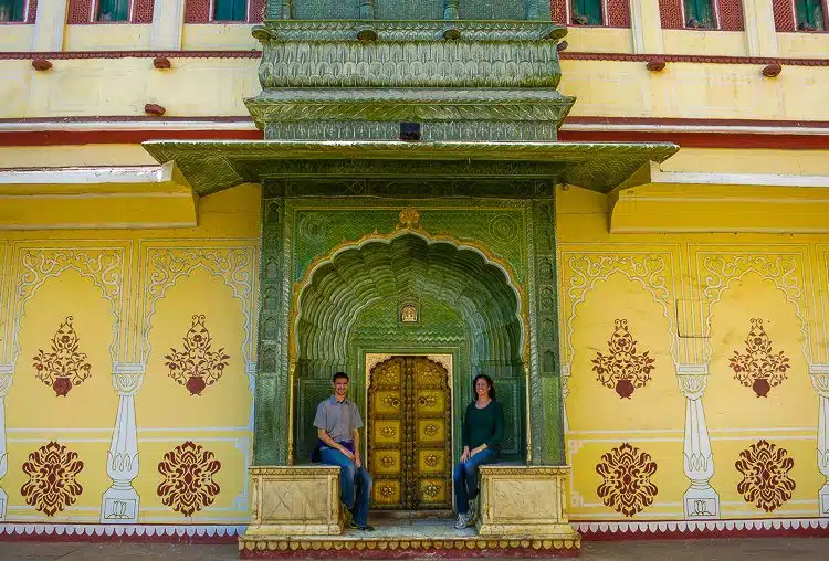 One of several phenomenal doorways in Jaipur, India's City Palace. 