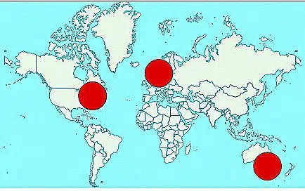 A real time shot of visitors to my blog right now.