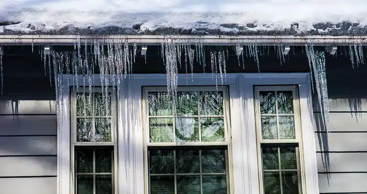 Icicles make the best decorations. 