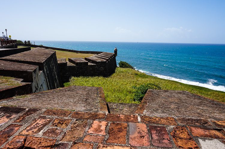 The iconic sentry boxes of San Juan's forts are featured on the Puerto Rico license plate.