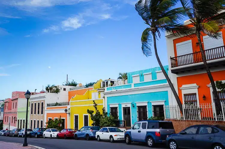 Old San Juan is a rainbow feast of historic architecture. 