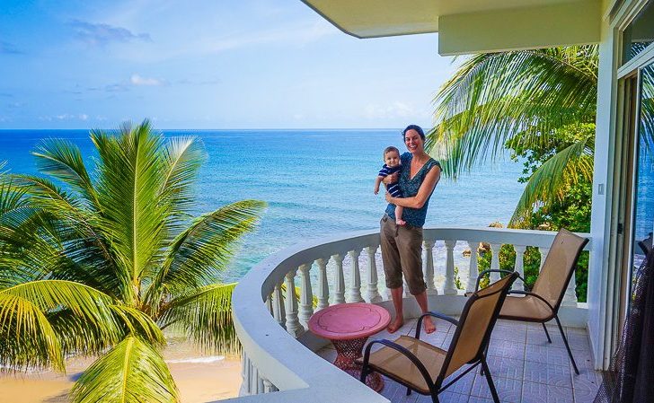 We spent so much happy time on this beach balcony.
