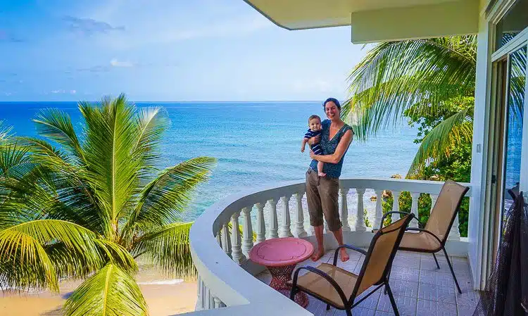 We spent so much happy time on this beach balcony. 