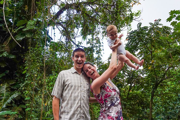 What advice helps baby be safe in the rainforest? 