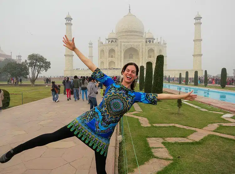 Yay, Taj Mahal! But wait -- This isn't the best photo spot!